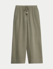Pure Cotton Wide Leg Culottes - Honesty Sales