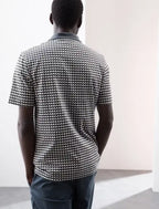 Pure Supima Cotton Geometric Polo Shirt - Honesty Sales