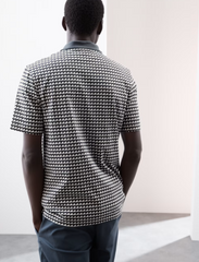 Pure Supima Cotton Geometric Polo Shirt - Honesty Sales