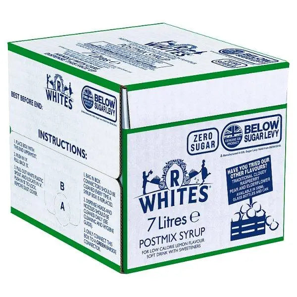 R White's Postmix Syrup 7 Litres - Honesty Sales Image principale du produit