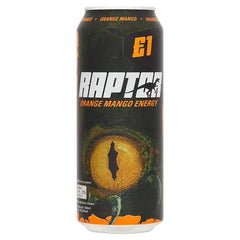 Raptor Orange Mango Energy 500ml (Case of 12) - Honesty Sales U.K