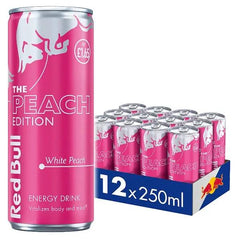 Red Bull Energy Drink Peach Edition White Peach 12 x 250ml (Case of 12)