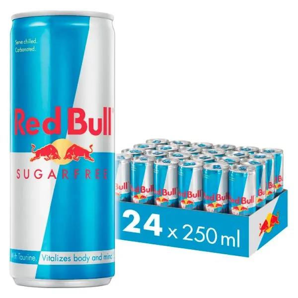 Red Bull Energy Drink Sugar Free 250ml (Case of 24)  Honesty Sales U.K