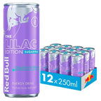 Red Bull Energy Drink Sugar Free Lilac Edition Grapefruit & Blossom 250ml x 12 (Case of 12)  Honesty Sales U.K