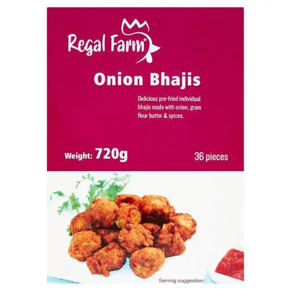 Regal Farm 36 Onion Bhajis 720g - Honesty Sales Main image