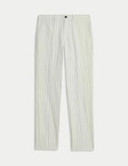 Regular Fit Cotton Linen Blend Chinos Honesty Sales