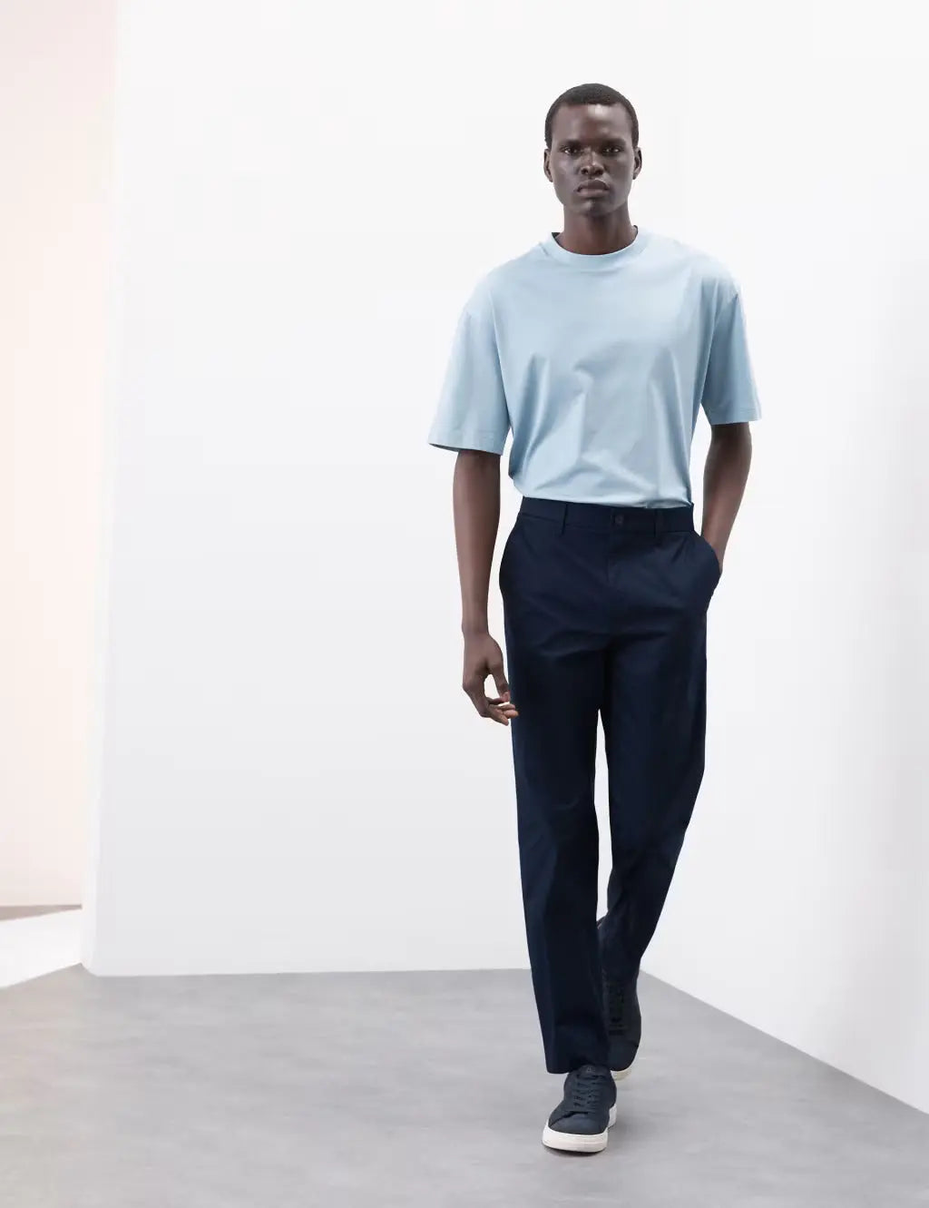 Regular Fit Super Lightweight Chinos - Honesty Sales Main image