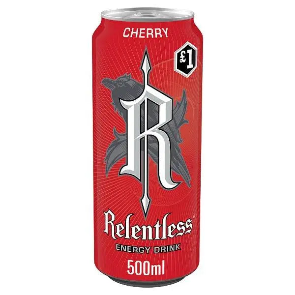 Relentless Cherry PM100 (Case of 12) - Honesty Sales
