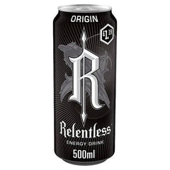 Relentless Origin Energy Drink 12 x 500ml (Case of 12) - Honesty Sales U.K