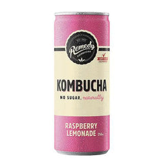 Remedy Kombucha Raspberry Lemonade 250ml - Honesty Sales