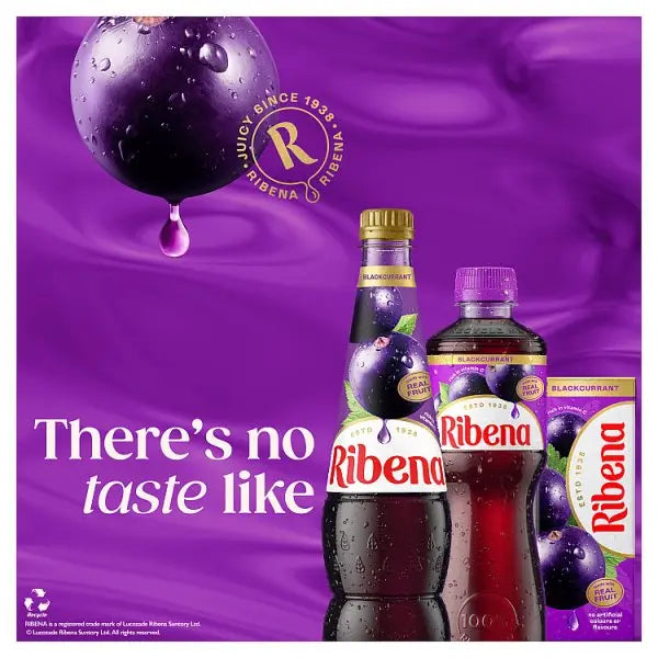 Ribena Blackcurrant Juice Drink 500ml (Case of 12)  Honesty Sales U.K