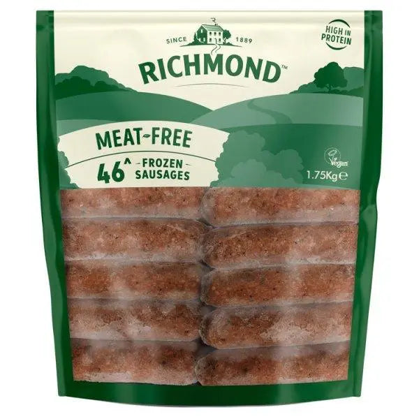 Richmond 46 Meat-Free Frozen Sausages 1.75kg - Honesty Sales
