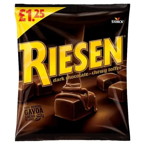 Riesen Dark Chocolate - Chewy Toffee 110g (Case of 12) - Honesty Sales U.K