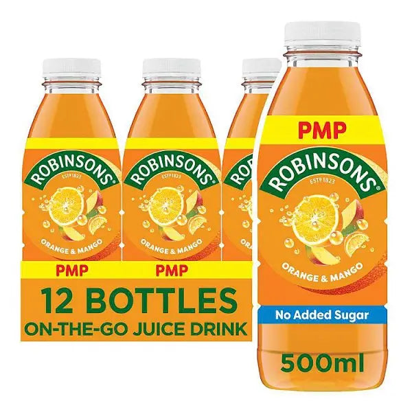 Robinsons Ready to Drink Orange & Mango Juice Drink PMP 500ml (Case of 12)  Honesty Sales U.K Hauptbild