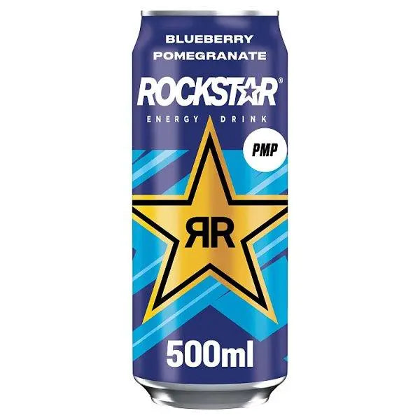 Rockstar Energy Drink Xdurance Blueberry Pomegranate Acai 500ml (Case of 12) - Honesty Sales