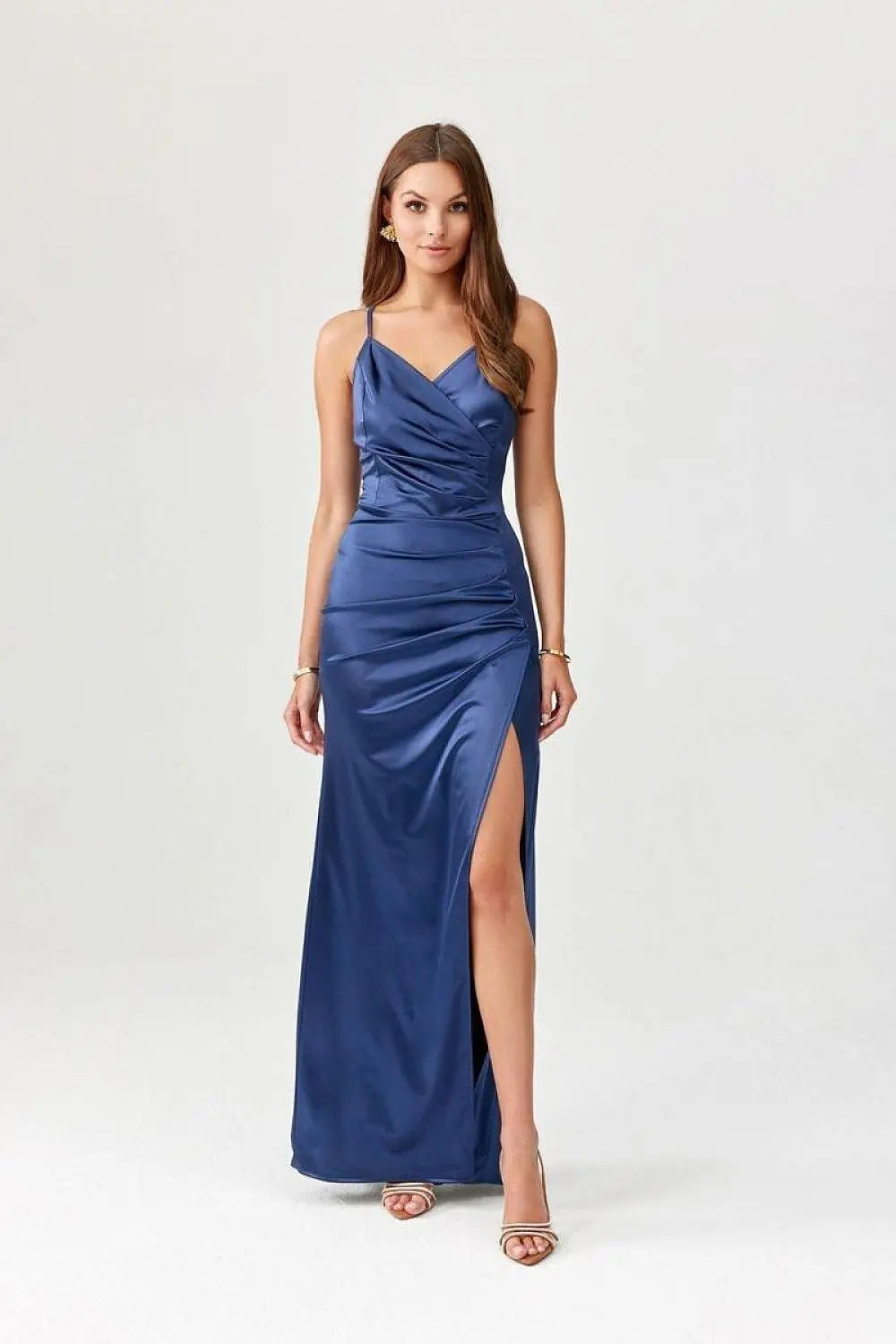 Roco Fashion Lamelia maxi dress with an open back is made of delicate and soft-touch fabric - Honesty Sales