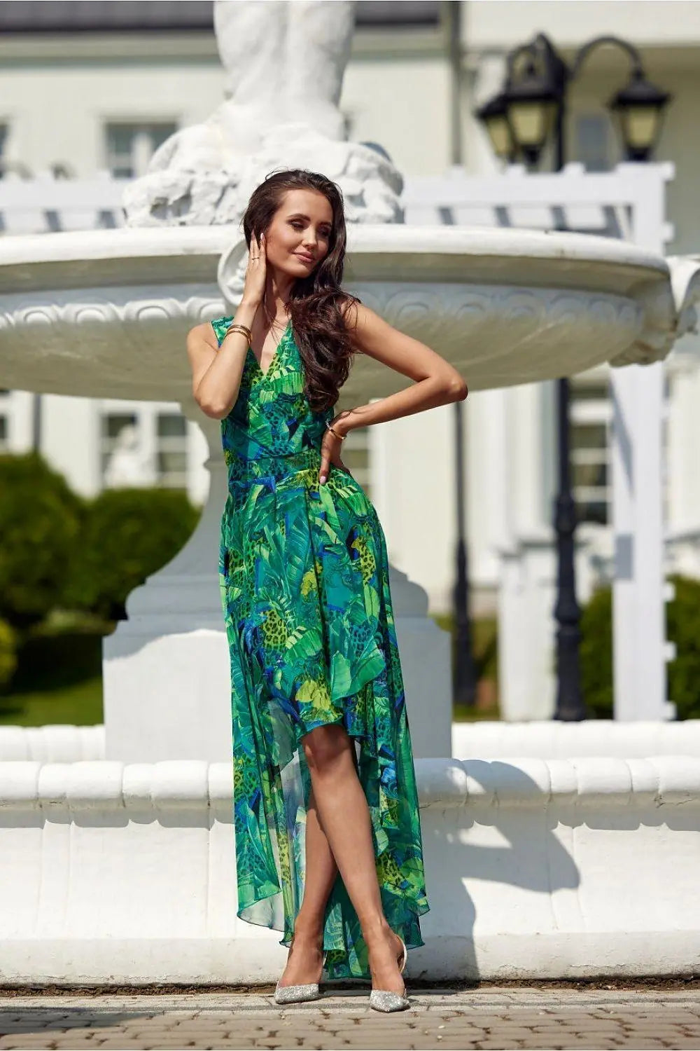Roco Fashion maxi dress is made of light and delicate chiffon, which will be very comfortable to wear - Honesty Sales