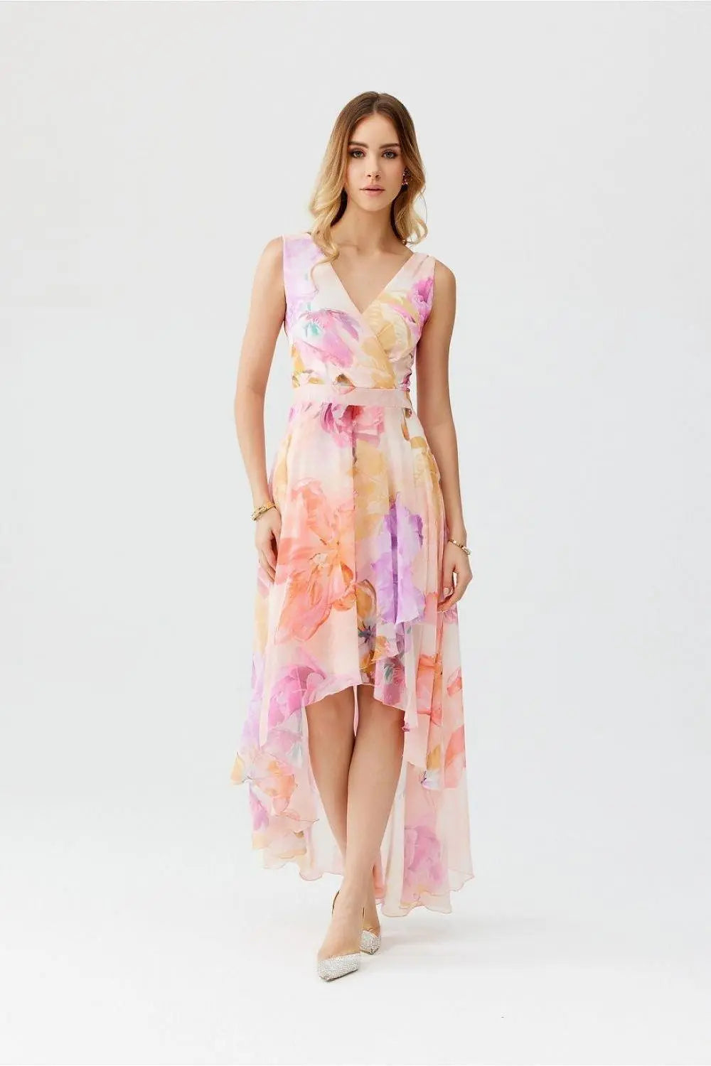 Roco Fashion maxi dress is made of light and delicate chiffon, which will be very comfortable to wear - Honesty Sales