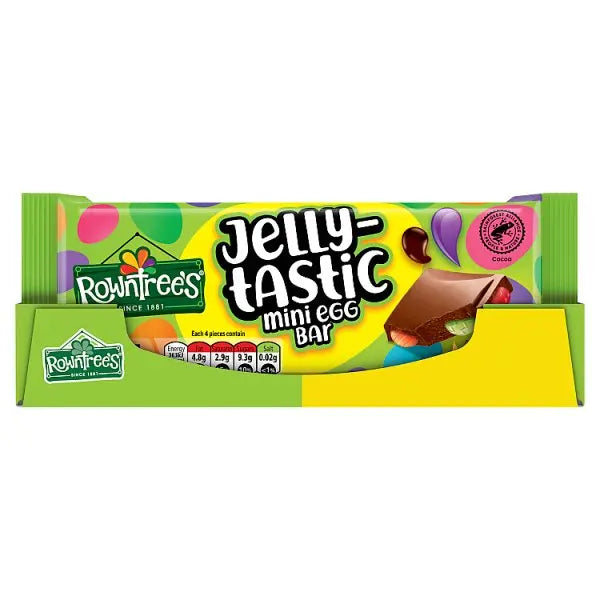 Rowntree's Jelly-Tastic Mini Egg Chocolate Sharing Bar 100g (Case of 18) Secondary image