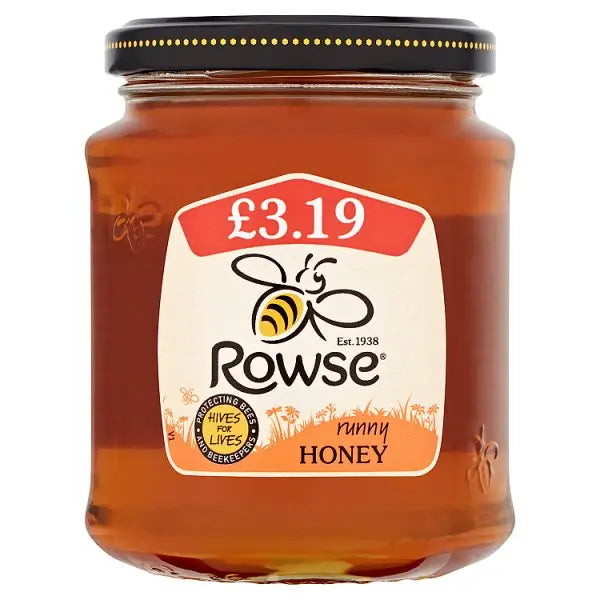 Rowse Runny Honey 340g (Case of 6)  Honesty Sales U.K