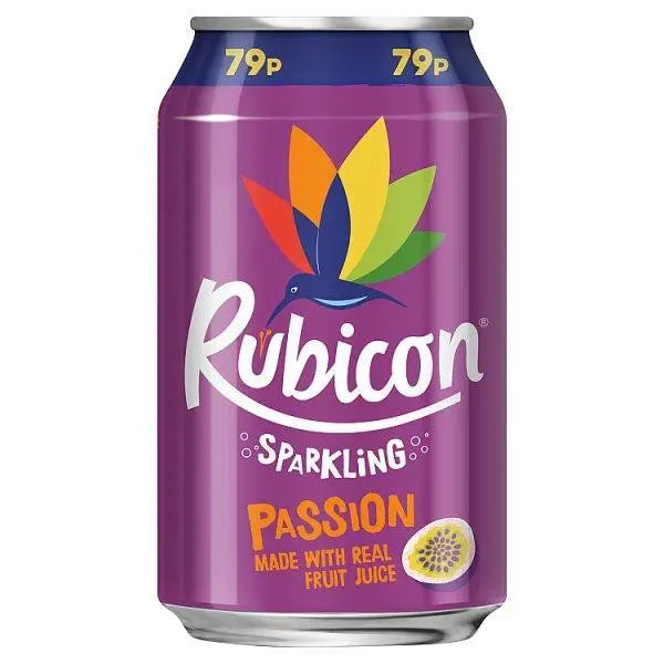 Rubicon Sparkling Passion 330ml (Case of 24) - Honesty Sales