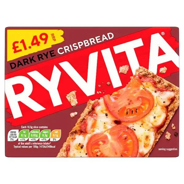 Ryvita Dark Rye Crispbread 200g (Case of 12) - Honesty Sales U.K Image principale du produit