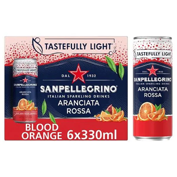 San Pellegrino Blood Orange 6x330ml (Case of 4) - Honesty Sales