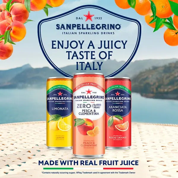 San Pellegrino Orange 24x330ml (Case of 24)  Honesty Sales U.K