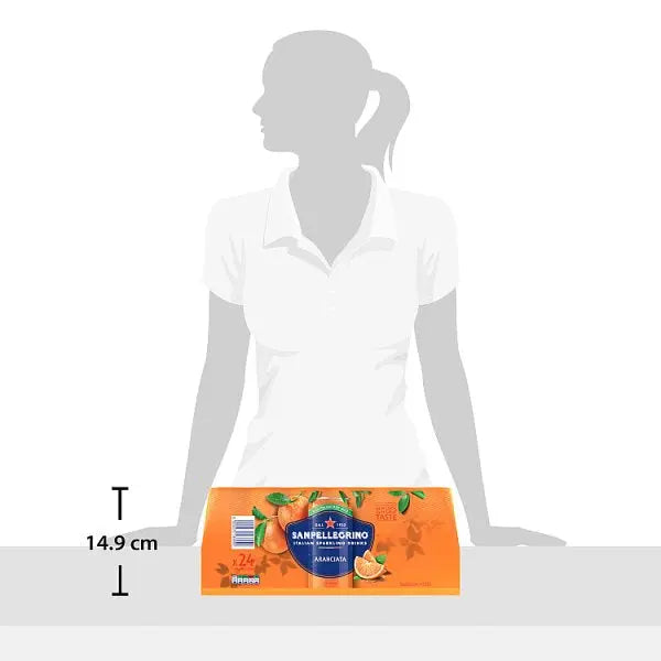 San Pellegrino Orange 24x330ml (Case of 24)  Honesty Sales U.K