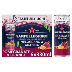 San Pellegrino Pomegranate & Orange 6x330ml (Case of 4) - Honesty Sales U.K