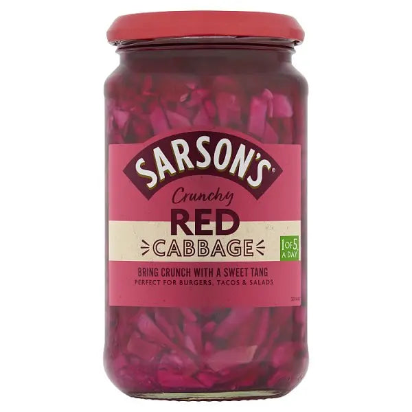 Sarson's Red Cabbage 445g (Case of 6)  Honesty Sales U.K Image principale du produit