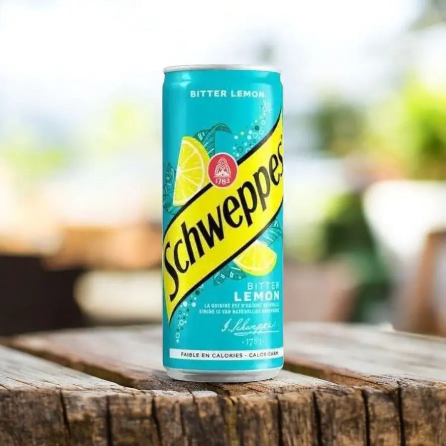 Schweppes Bitter Lemon 33cl Can X 24 - Honesty Sales