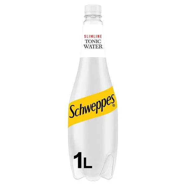 Schweppes Slimline Tonic Water 1L (Case of 6) - Honesty Sales U.K