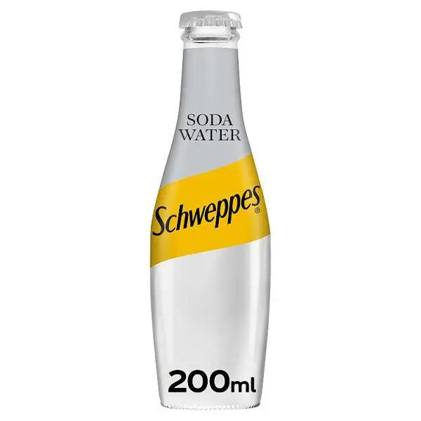 Schweppes Soda Water 24 x 200ml (Case of 24) - Honesty Sales