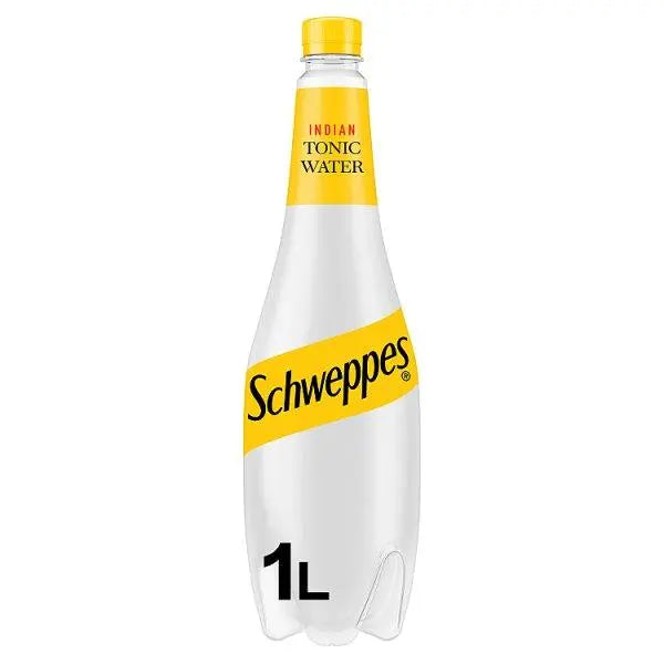 Schweppes Tonic Water 1L (Case of 6) - Honesty Sales U.K