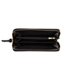 Serene Black Vegan Zip Around Wallet - Honesty Sales U.K