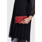 Serene Black Vegan Zip Around Wallet - Honesty Sales U.K