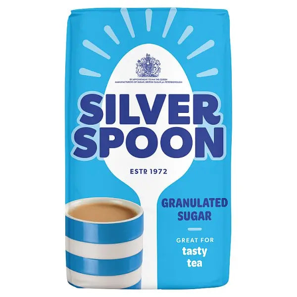 Silver Spoon British Granulated Sugar 2kg Silver Spoon
