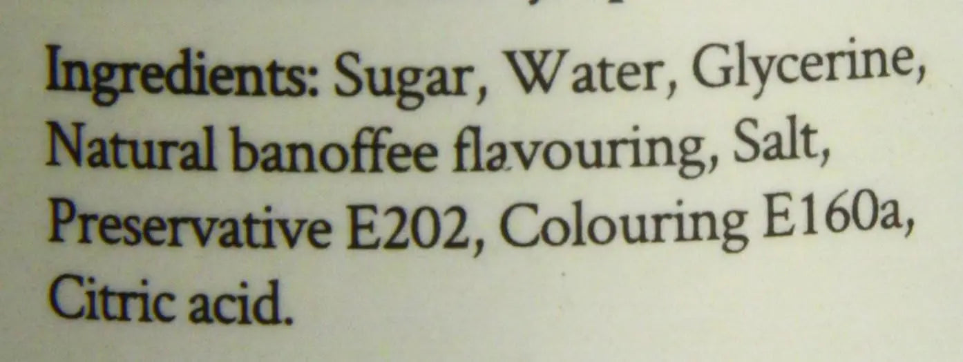 Simply Banoffee Syrup Simply