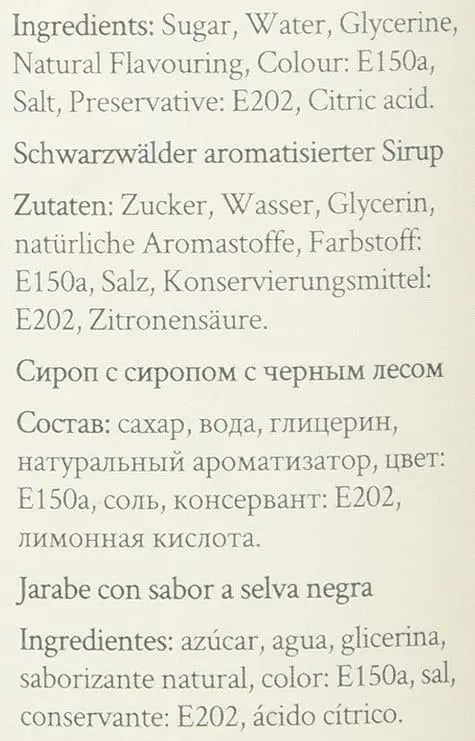 Simply Black Forest Syrup Simply