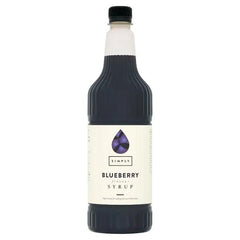 Simply Blueberry Flavour Syrup 1ltr - Honesty Sales