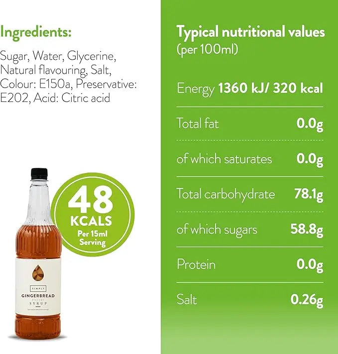 Simply Gingerbread Syrup Simply