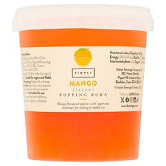 Simply Mango Flavour Popping Boba 870g  Honesty Sales U.K