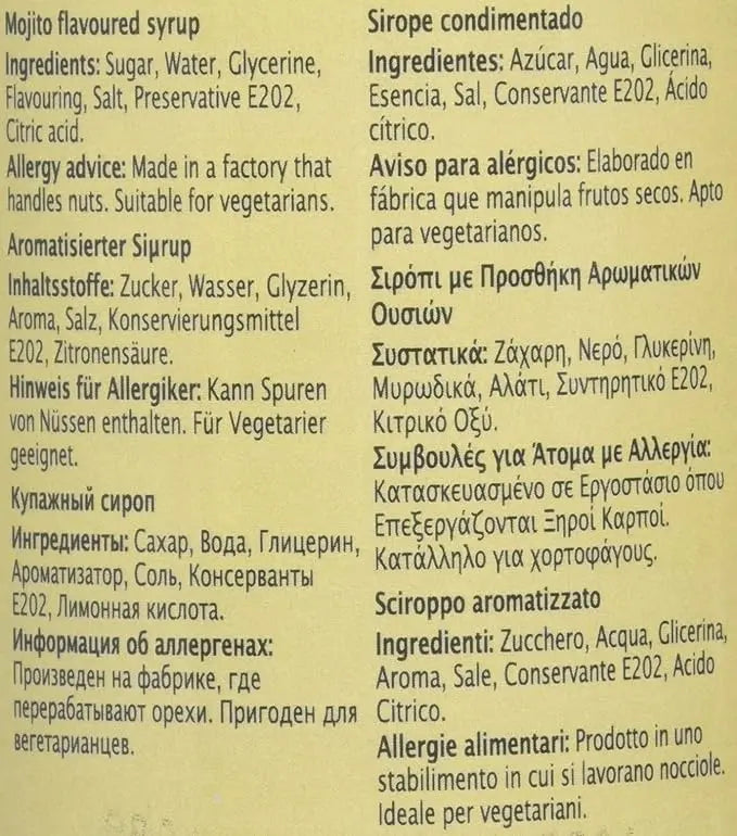 Simply Mojito Syrup Simply