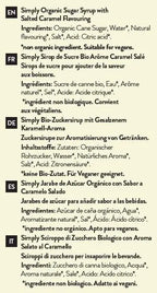 Simply Organic Salted Caramel Syrup - Honesty Sales U.K