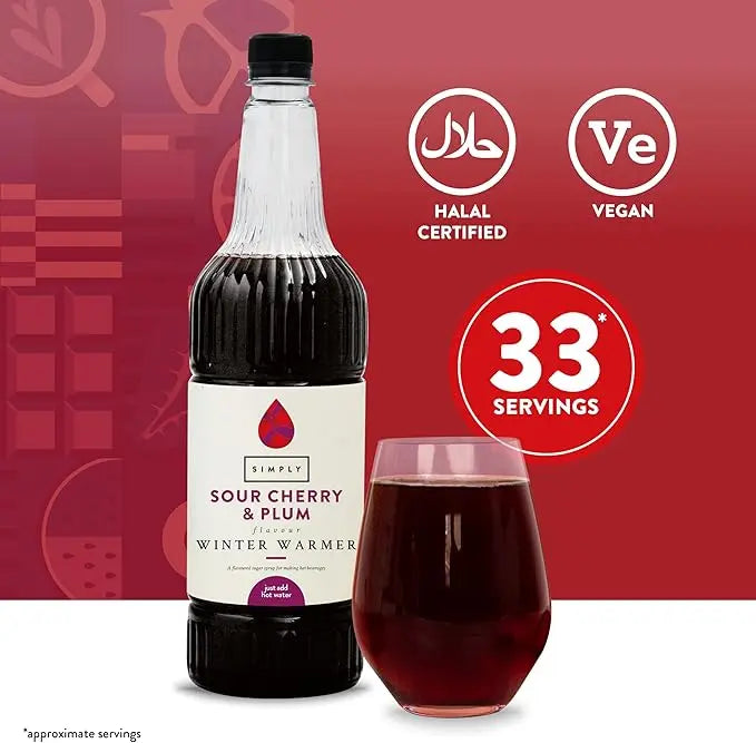 Simply Sour Cherry & Plum Winter Warmer - Honesty Sales U.K