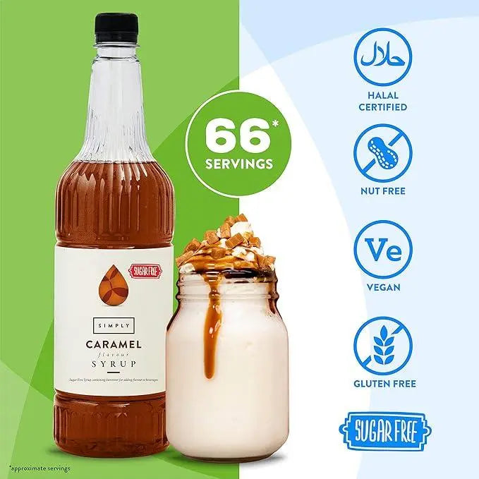 Simply Sugar Free Caramel Syrup - Honesty Sales U.K