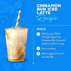 Simply Sugar Free Cinnamon Bun Syrup  Honesty Sales U.K