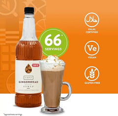 Simply Sugar Free Gingerbread Syrup - Honesty Sales U.K