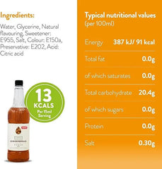 Simply Sugar Free Gingerbread Syrup - Honesty Sales U.K
